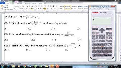 Hướng dẫn bấm máy tính tiệm cận