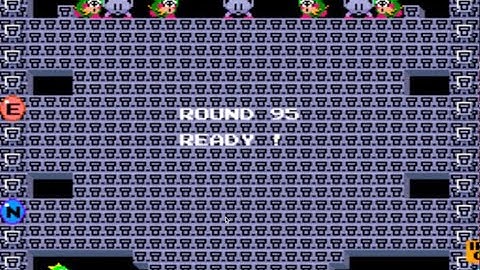 Bubble Bobble how to: level 95 (one player)