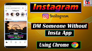 Can you DM on Instagram on Chrome?