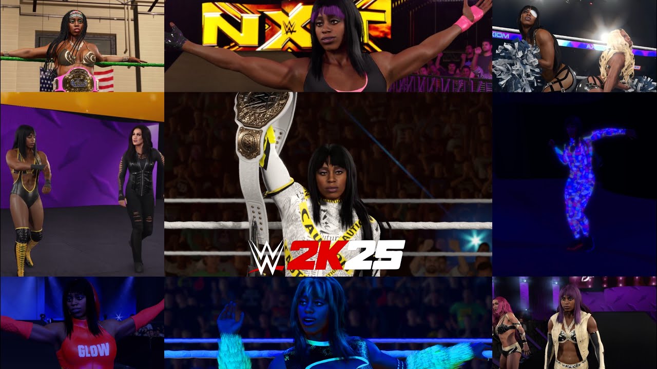 WWE 2k25 | Эволюция выхода Наоми на ринг 2010-2025