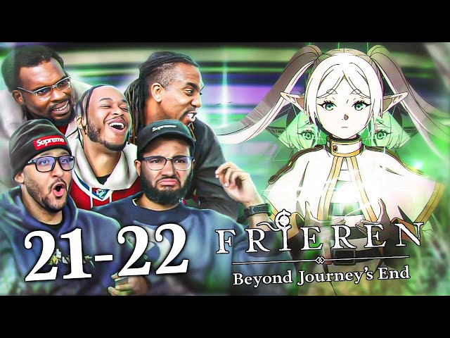 FRIEREN VS DENKEN! Frieren: Beyond Journey's End Episode 21 u0026 22  REACTION! class=