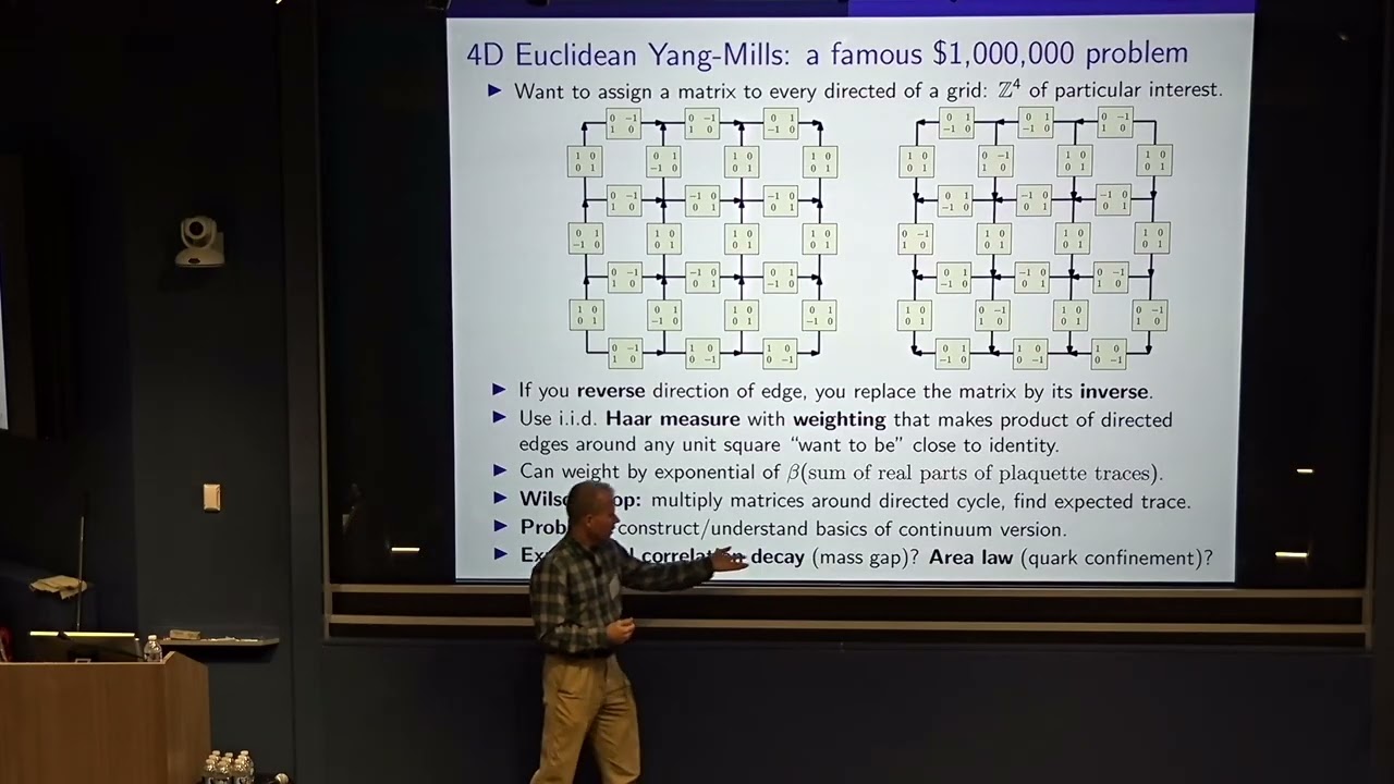 Scott Sheffield: Yang–Mills Gauge Theory and Random Geometry in 2 and 4 Dimensions (April 30, 2026)