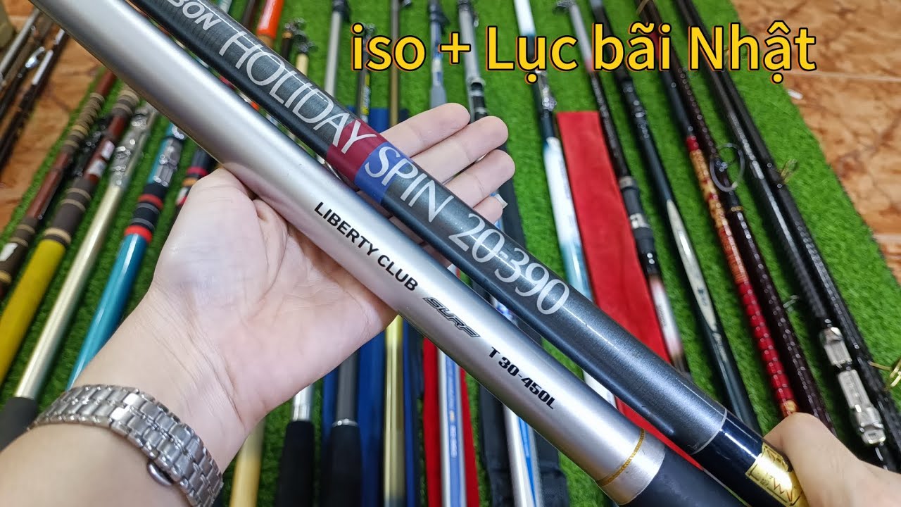 Video 856: Lô cần iso + lục bãi Nhật, cần dây trong Japan. Chỉ từ 2xx