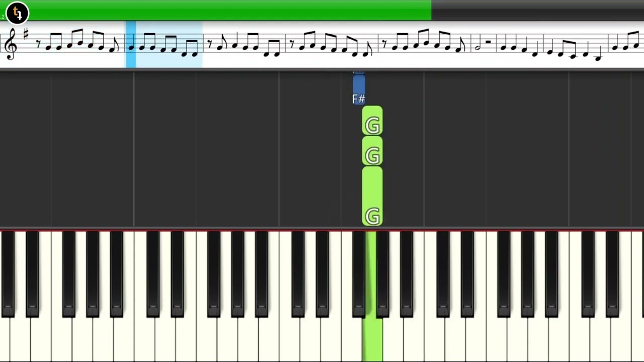 Lichterkinder Piano für Kinder, sehr leicht und vereinfacht, (Klaviertutorial)