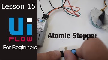 M5Atom Stepper control with Uiflow