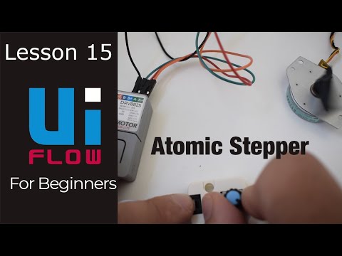 M5Atom Stepper control with Uiflow