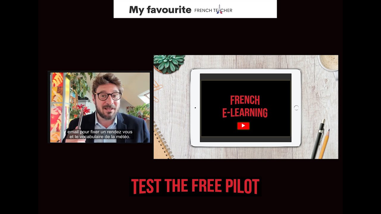 Learn French with elearning - YouTube