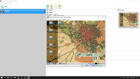 How to install OSGeoLive on VirtualBox in Windows
