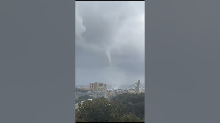 TORNADO en MÁLAGA por la DANA: IMPRESIONANTES IMÁGENES