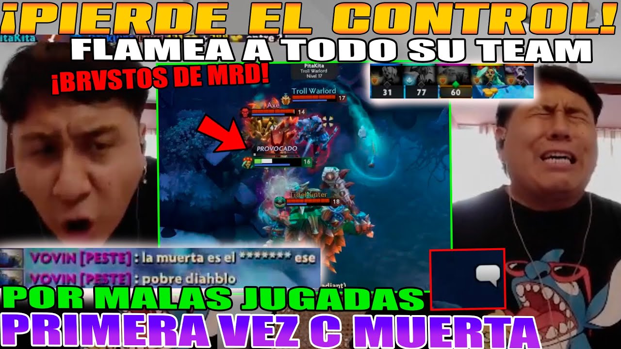 PIERDE EL CONTROL!! MACARIUS FLAMEA A TODO SU TEAM POR MALAS JUGADAS. PRIMERA VEZ CON MUERTA DOTA 2