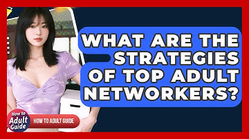 What Are The Strategies Of Top Adult Networkers? - How To Adult Guide