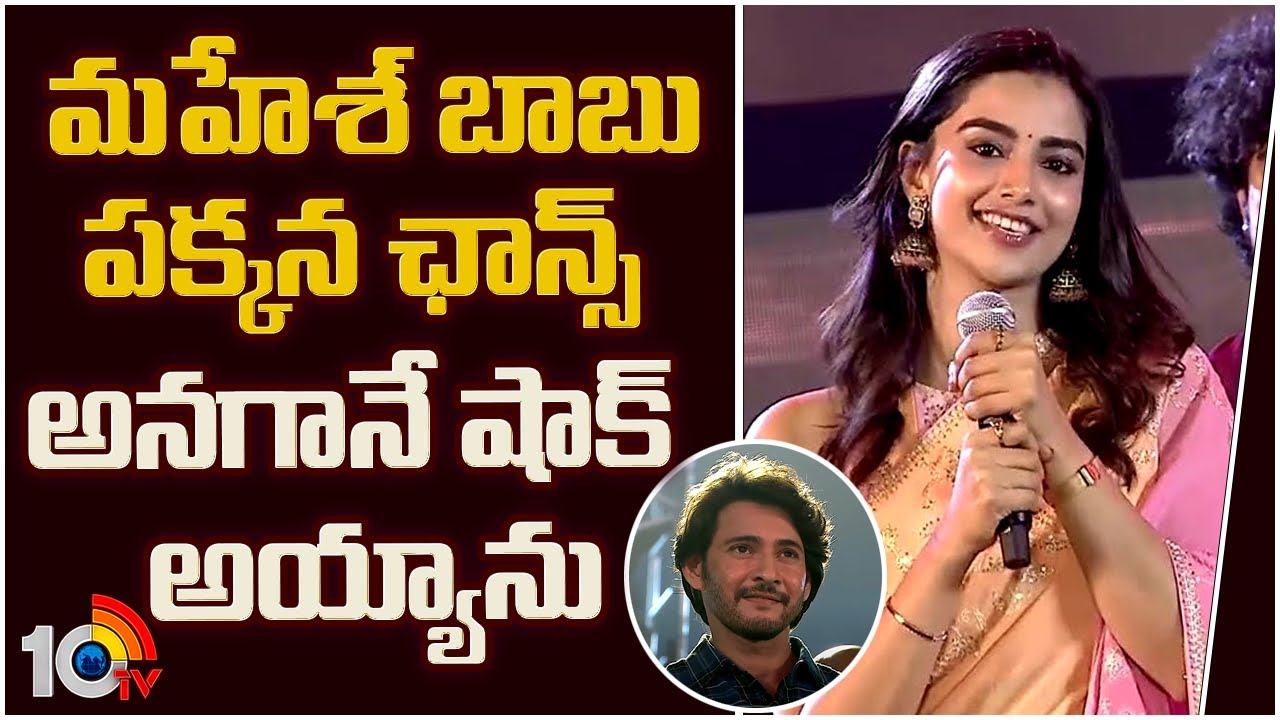 మహేశ్ బాబు పక్కన ఛాన్స్ అనగానే షాక్ అయ్యాను : Meenakshi Chaudhary | Guntur Kaaram Movie Pre Release