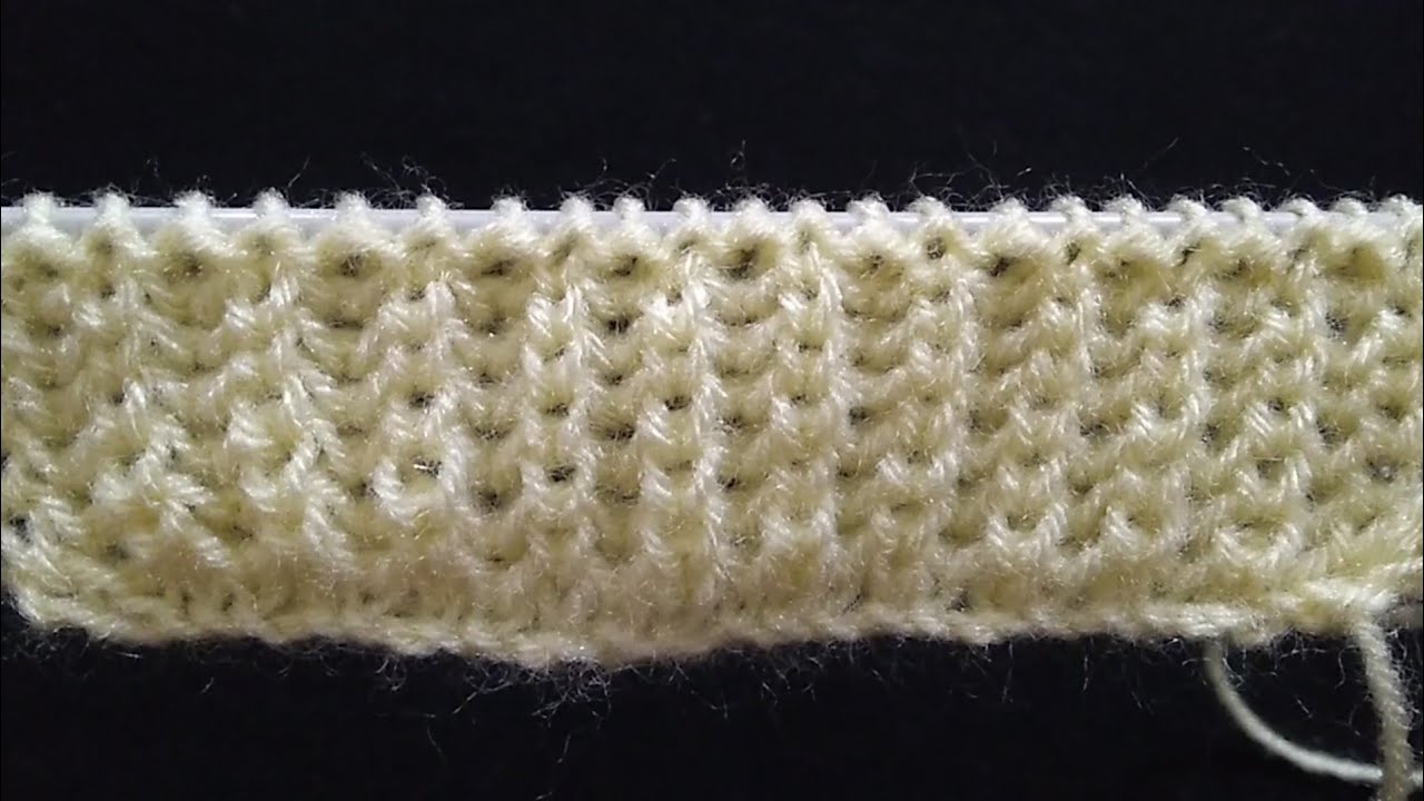 Only One Row Knitting Pattern for Beginners YouTube