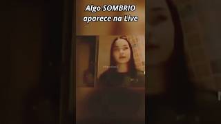 Espírito aparece em live. #suspense #medo #terror #demonios #horror #misterio #espírito #shorts