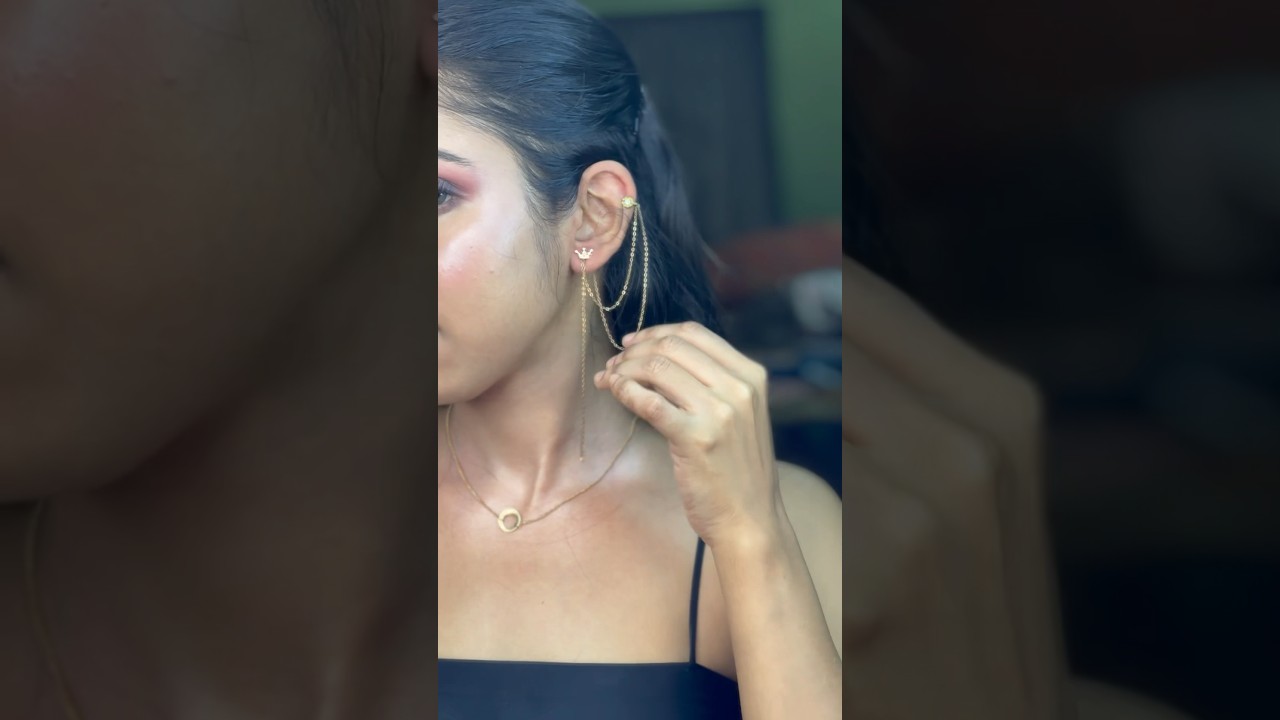 Chain earring hack part 2😎😨