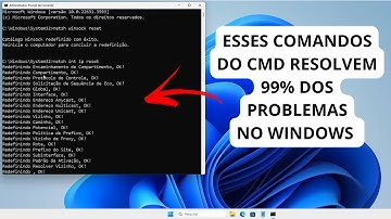 Como Corrigir 99% Dos Problemas No Windows Pelo CMD Com Esses Simples Comandos
