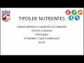 TIPOS DE NUTRIENTES - I.E.P. EM