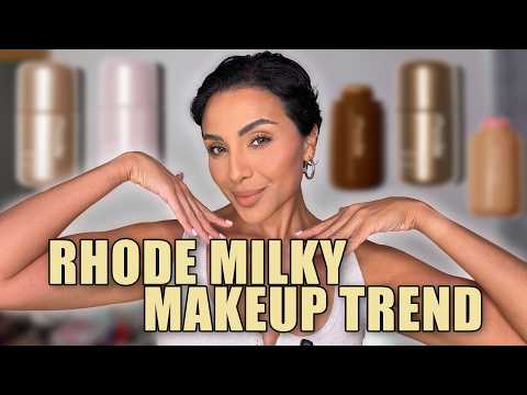 Trying The Rhode Milky Makeup Trend | Nina Ubhi