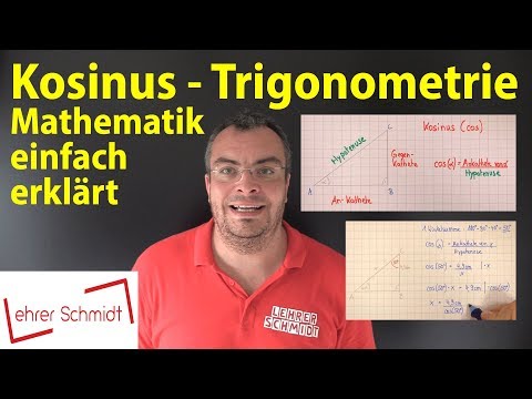 Video: So Berechnen Sie Den Kosinus
