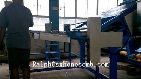 Shenxi Honeycomb makes 6mm cell size honeycomb line