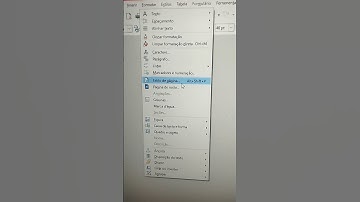 COMO VIRAR A PÁGINA NO LIBRE OFFICE