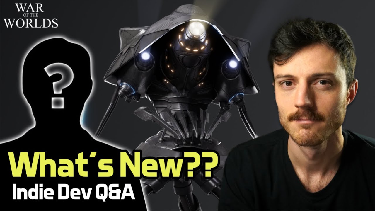 🔴Voidboi Live - Indie Dev Q&A: War of The Worlds Game - NEW Tripod Models and Updates