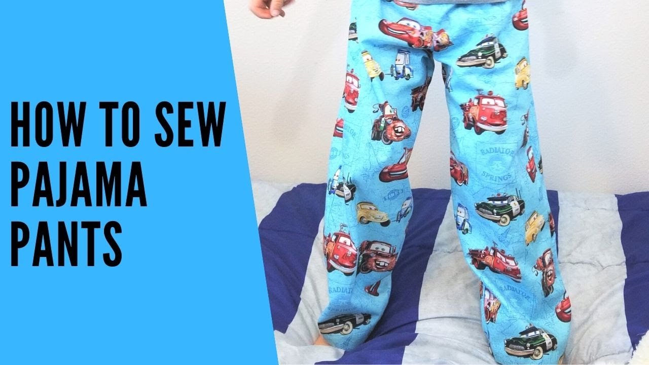 sewVery: Pajama Pants Cuddle Knee Patch Tutorial