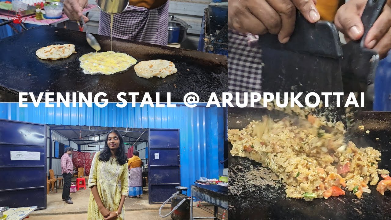 Live Cooking Experience at Jam Jam Parotta Stall Aruppukottai | Egg Dosa, Kothu Parotta & More!