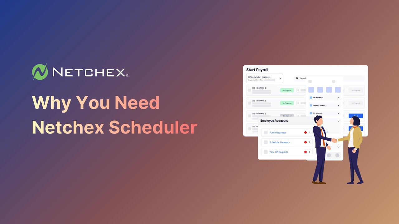Netchex User Guide Why You Need Netchex Scheduler - YouTube