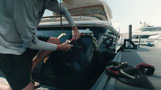 DoubleLock USA - HAMMERHEAD: Long Chain and Hammer Lock - Boat Cleat