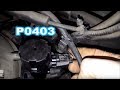 Mazda Tribute P0403 EGR Ford Escape broken wire on solenoid harness pigtail