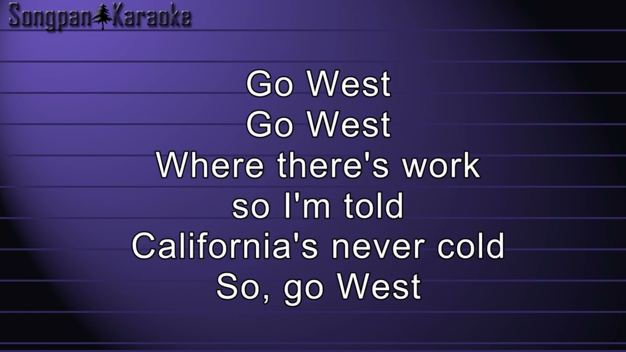 Watch Camel - Go West (Karaoke) on YouTube Watch Camel - Go West (Karaoke) on YouTube