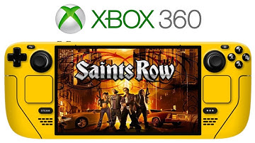 Saints Row Steam Deck | Xbox 360 Emulation Steam Deck