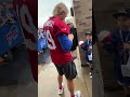 Fan gifts Josh Allen baby gift at Bills Training Camp, players sign autographs for fans
