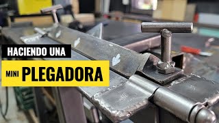 Como hacer una mini Plegadora de chapa