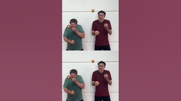 Synchronized Apple Biting Jugglers