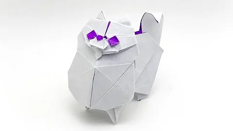 折り紙 犬リアル