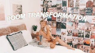 MY 0 TO A 10 ROOM TRANSFORMATION! + deep clean with me!