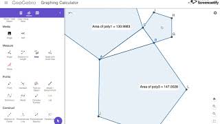 Exploring Pythagoras Theorem using Geogebra