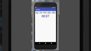 android chronometer example