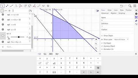 METODE GARIS SELIDIK MENGGUNAKAN GEOGEBRA