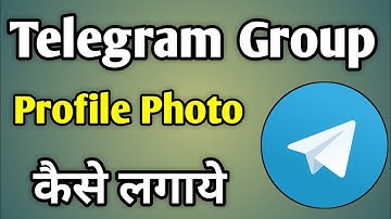 Telegram Group Me Dp Kaise Lagaye | How To Set Profile Picture On Telegram Group