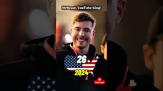 MrBeast: The King of YouTube History! 🇺🇸 || #mrbeast #history