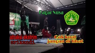 #pencaksilat #pagarnusa #atraksi EKSTRIM, NGERII..!! atraksi Srikandi PAGAR NUSA