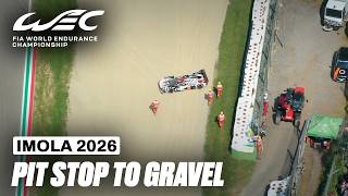 Peugeot Hits The Gravel After Pit Stop 6 Hours Of Imola 2026 Fia Wec