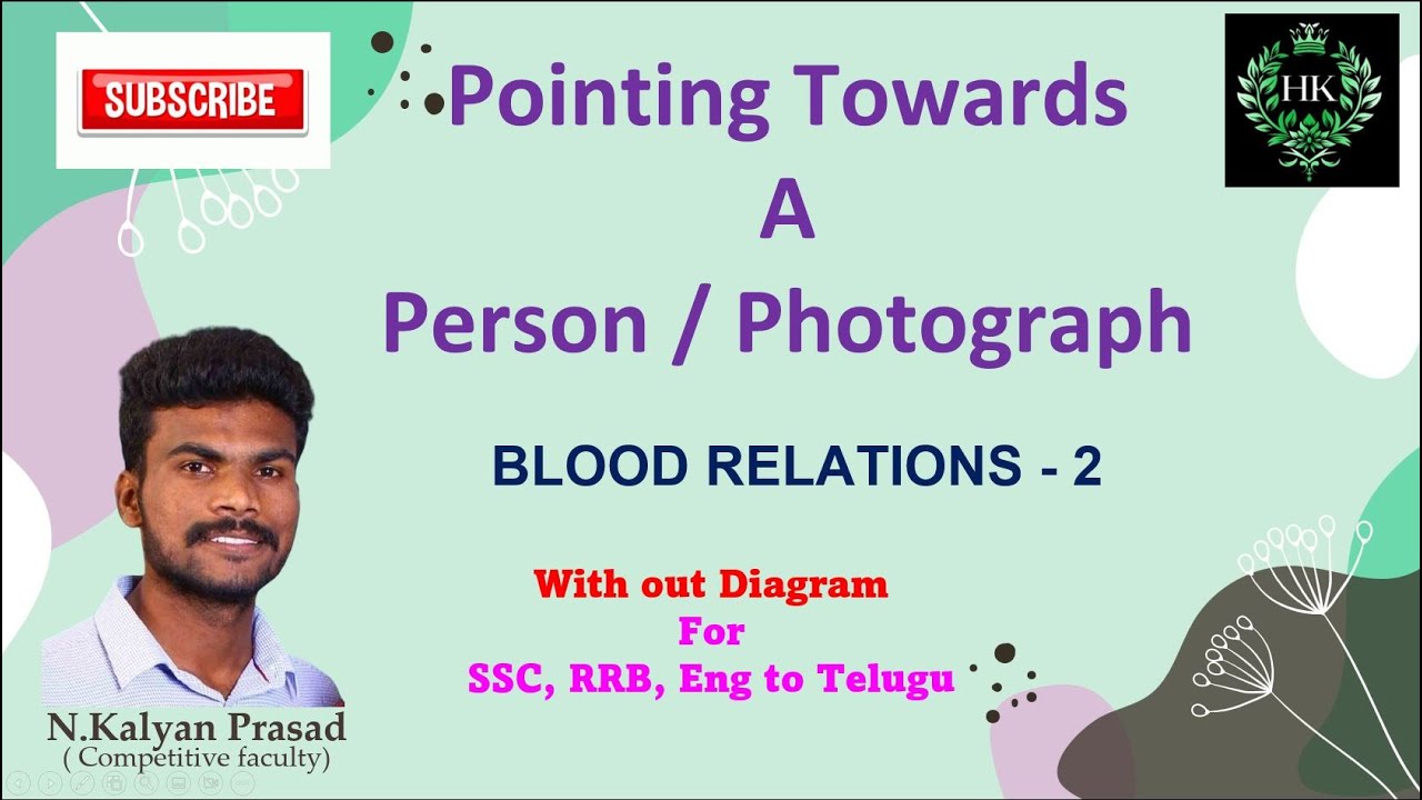 Pointing To Photograph | Blood relation | Kalyan Academy |  