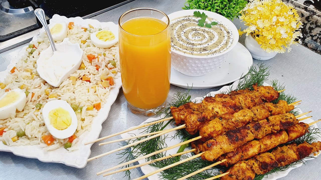 اقتراح وجبة فطور رمضان 