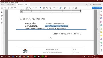 Práctica 3 Microsoft Excel
