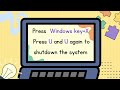 #shortcutkeys#tipsandtricks#tips#technology#shortcut keys to shutdown system#simpletricks