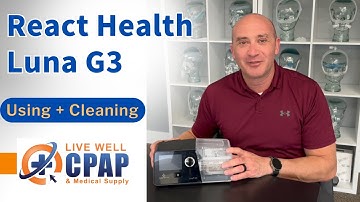 How to use and clean the React Health Luna G3 CPAP